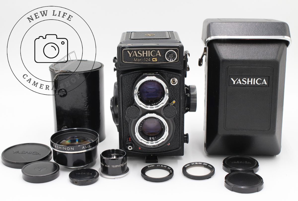 YASHICA MAT 124G 二眼レフカメラ フィルムカメラ 二眼レフ ヤシカ 付属多数 10613