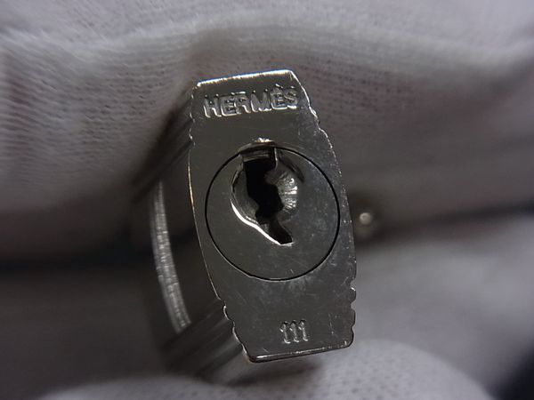 □美品□ HERMES エルメス カデナ 南京錠 パドロック 111 鍵