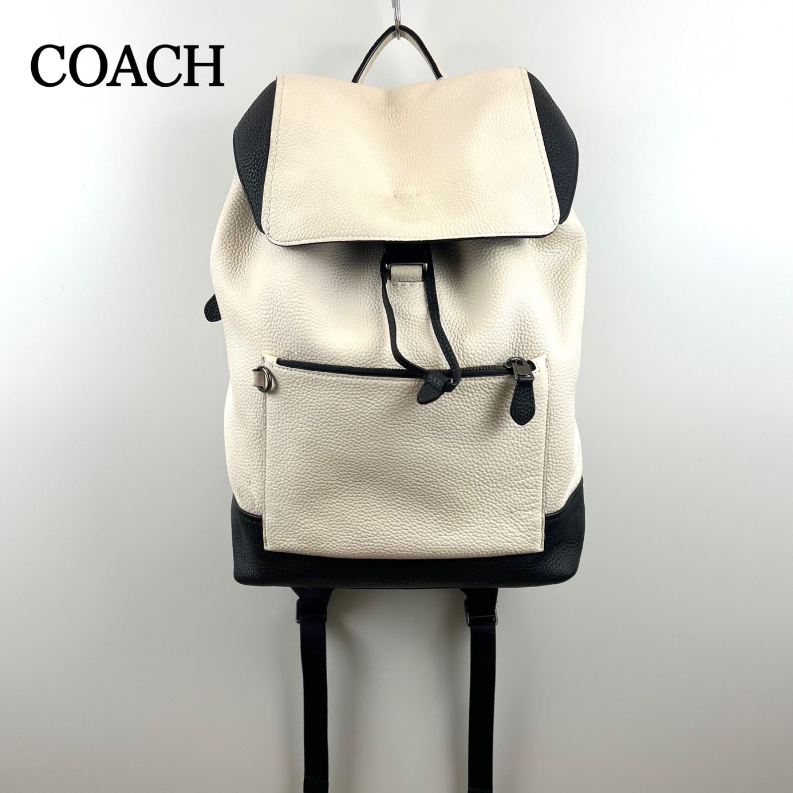 COACH Manhattan leather backpack J1780-25014 コーチ オールレザー マンハッタン リュック バッグ 鞄