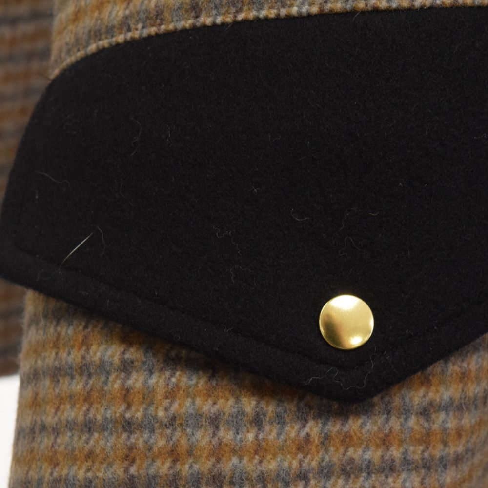 CULLNI (クルニ) 22AW×STUDIOUS ZIP CHECK COAT ステュディオス