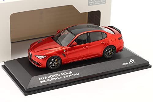 ソリド 1/43 アルファロメオ ジュリア クアドリフォリオ 2016 レッド SOLIDO GIULIA Quadrifoglio ROSSO