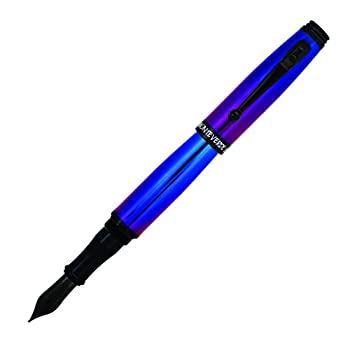 Monteverde Invincia万年筆???Broadペン先 ブラックインク万年筆 真鍮 mv42501? マルチ