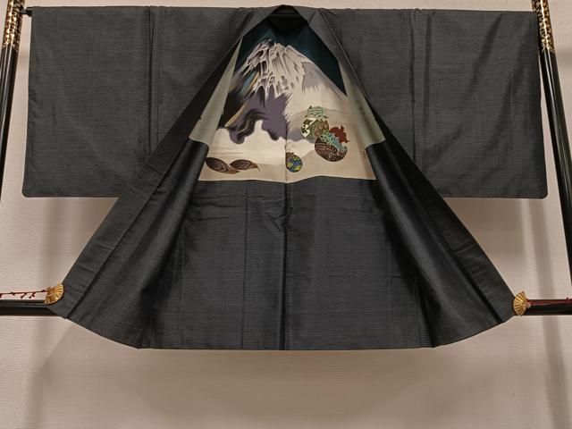 平和屋着物□男性 本場大島紬 アンサンブル 100亀甲 総詰め 正絹 平和屋着物□男性 本場大島紬 アンサンブル 100亀甲 総詰め 正絹
