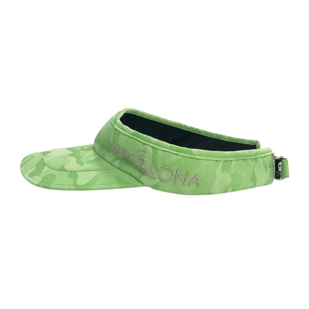 MARK&LONA マークアンドロナ サンバイザー カモフラ柄 グリーン系 M