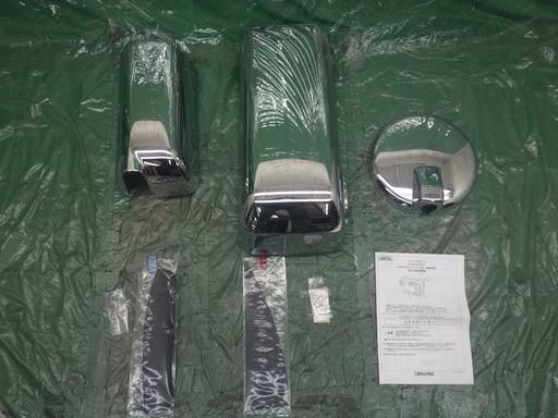 デコトラ QZ051000 スーパーグレート 国産 純正 メッキ ミラーカバー 1台分