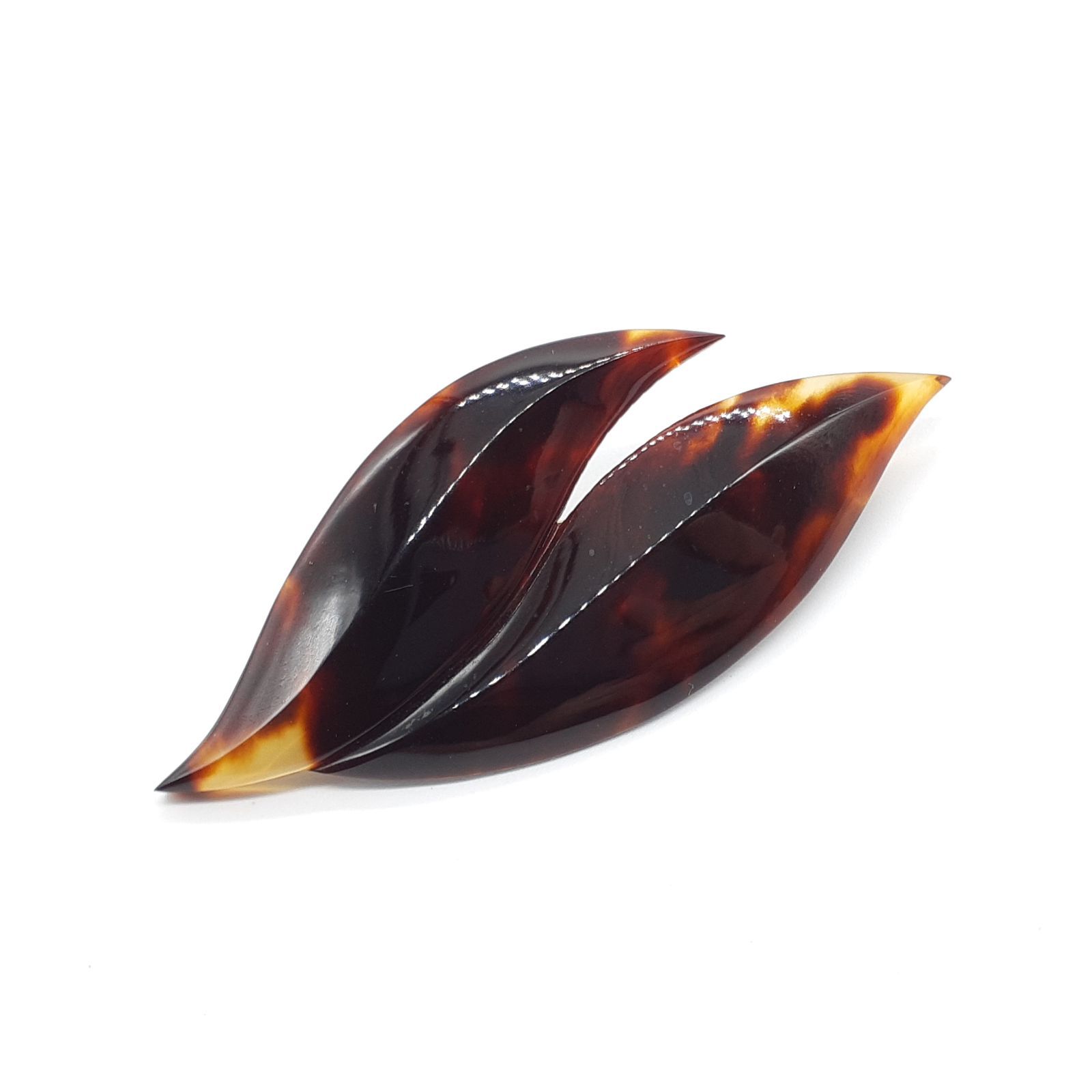 鼈甲 彫刻 ブローチ レディース Yahoo!オークション -「本べっ甲ブローチ」(べっ甲) (ブローチ)の落札