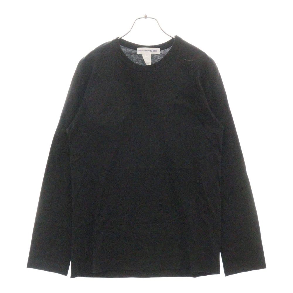 COMME des GARCONS SHIRT (コムデギャルソンシャツ) L/S Small Logo Back Tee FH-T012 スモールバックロゴ長袖Tシャツ ブラック