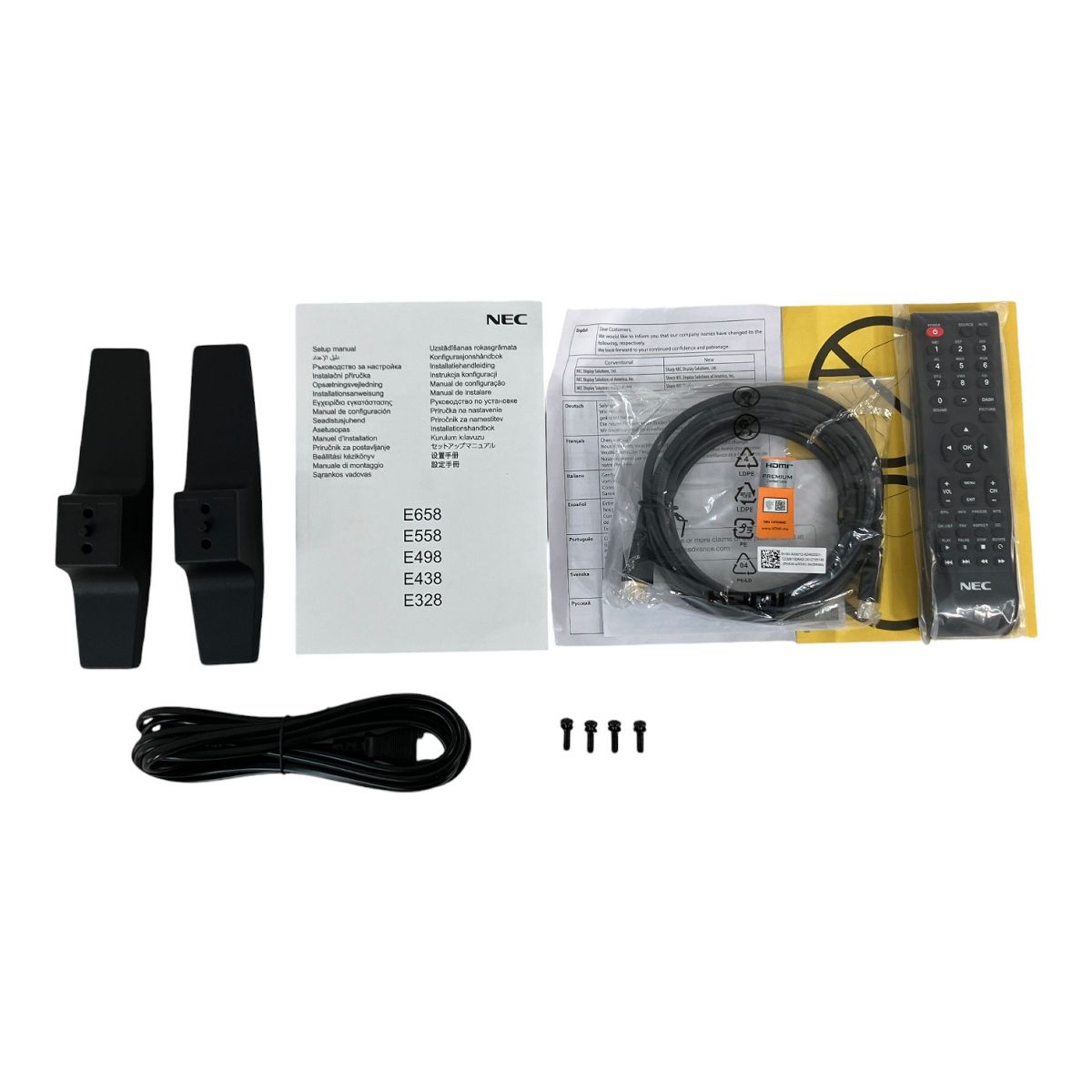 未使用 NEC LCD-E438 2024年製 箱付 壁掛けモニター N9347286