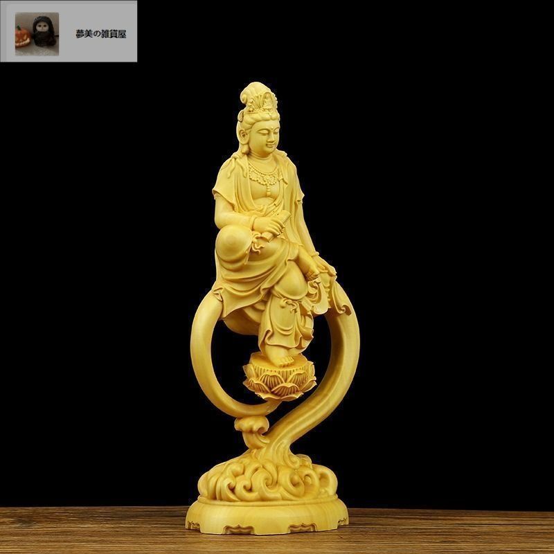 銅細工 自在観音像 仏像 装飾品 工芸品 美術品 置物 仏像 置物 オブジェ 仏像 彫刻 工芸品 自在観音菩薩 厄除 木彫