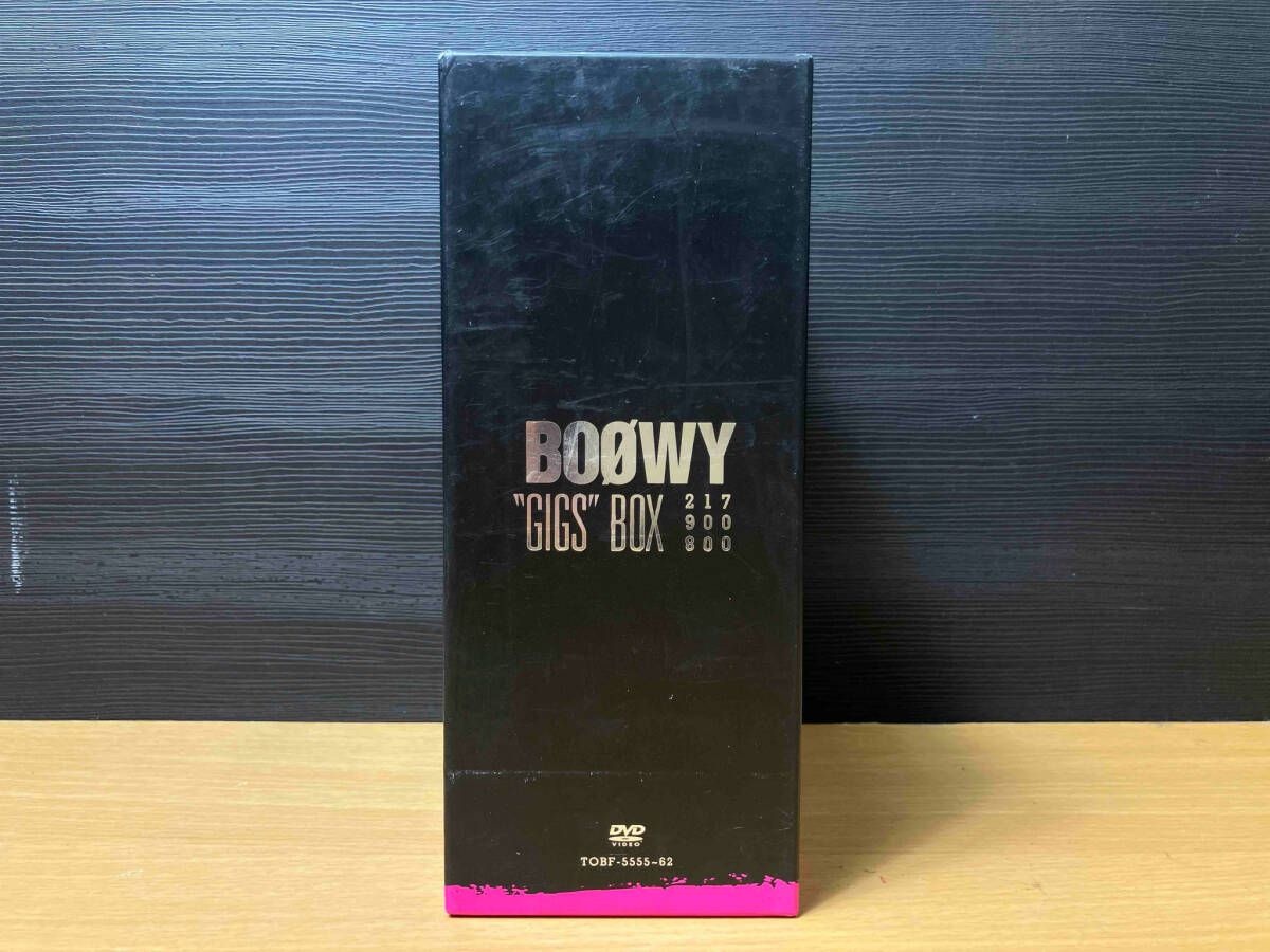 BOOWY ボウイ GIGS BOX DVD 8枚組 - メルカリ