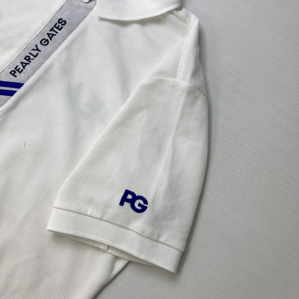 サイズ：4 PEARLY GATES パーリーゲイツ 半袖ポロシャツ ホワイト系