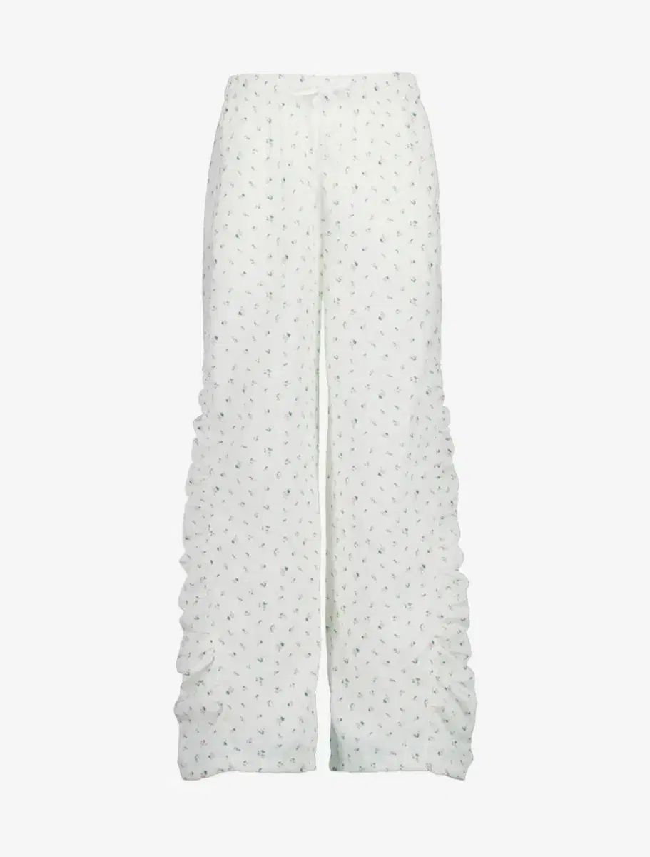 ★SETUP-EXE★FLOWER SHIRRING PANTS / IVORY★正規品韓国送料込 setup.exe | FLOWER SHIRRING PANTS