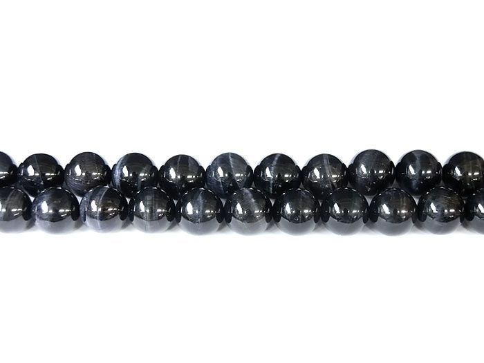ブラックタイガーアイ 12mm 一連 天然石 パワーストーン