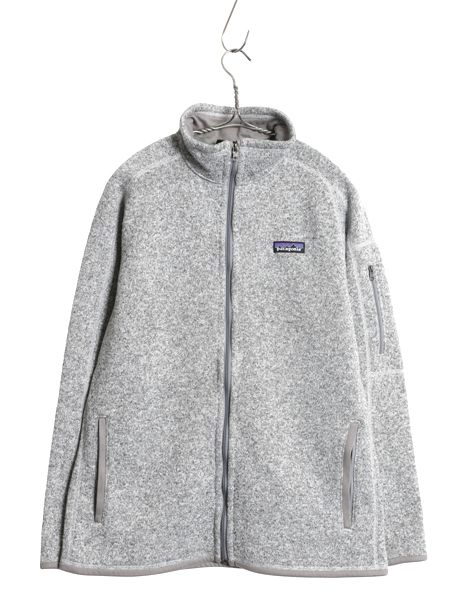 なクーポン配布中! パタゴニア ベターセーター ジャケット レディース L 古着 19年製 アウトドア 裏起毛 フリース セーター フルジップ ブルゾン トップス 灰