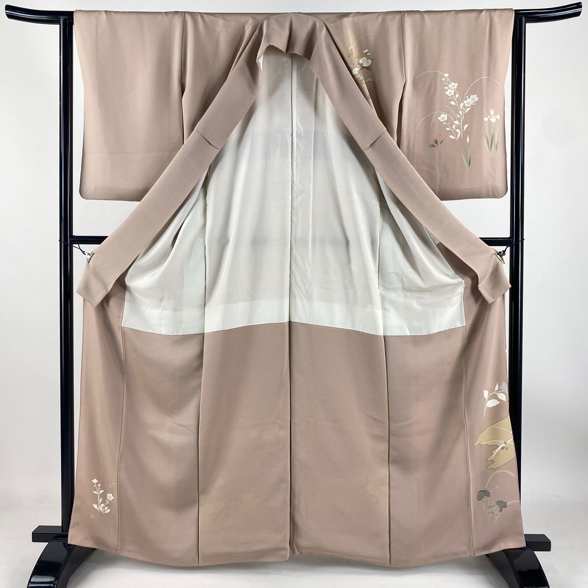 ピンクベージュ 正絹