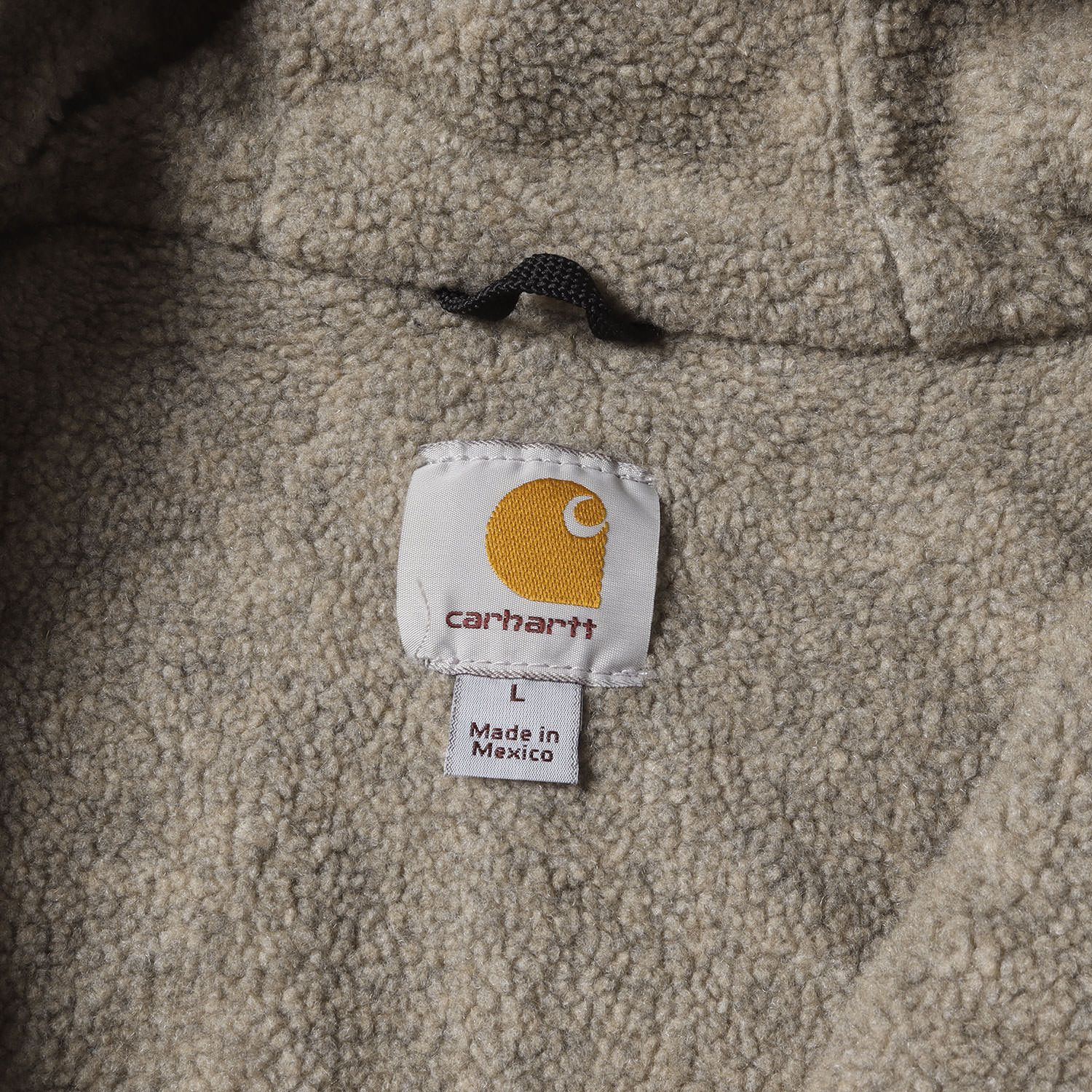 Vintage Carhartt Jacket Thrashed Black Zip Up XL Quilted 90s