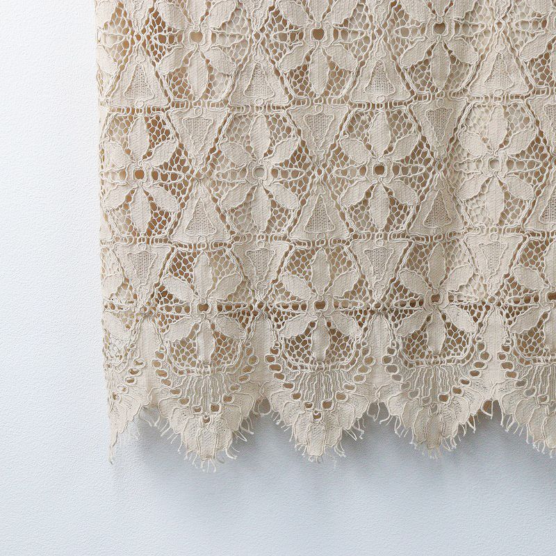 人気 2020SS イエナ IENA レースタイトスカート 40/ベージュ ボトムス  