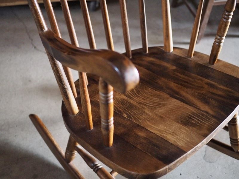 ヴィンテージロッキングチェア 古録展 送料無料 中古 品番I9382