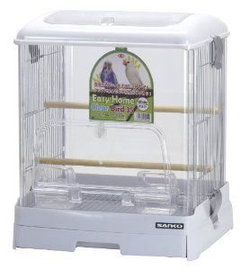 【新品・3営業日で発送】SANKO 三晃商会 イージーホーム　クリアバード　35-WH（ホワイト） 995 1個