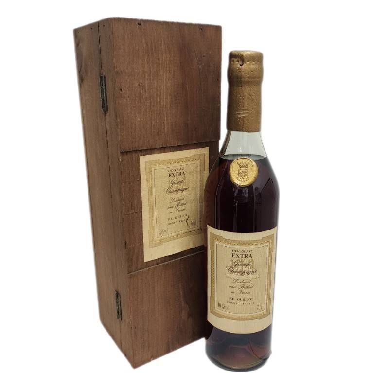 ブランデー P.E. GUILLOT EXTRA エクストラ グランド シャンパーニュ COGNAC コニャック 700ml 40度 洋酒 箱付き 【 未開栓】 22411K286 - メルカリ