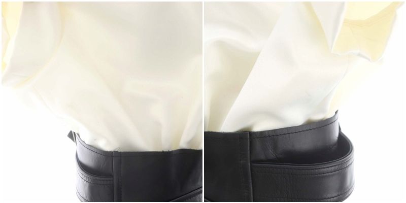 サカイ sacai レザーベルトドッキングワンピース レザーベルト 切替 ドッキングワンピース | ブランド古着の買取・委託