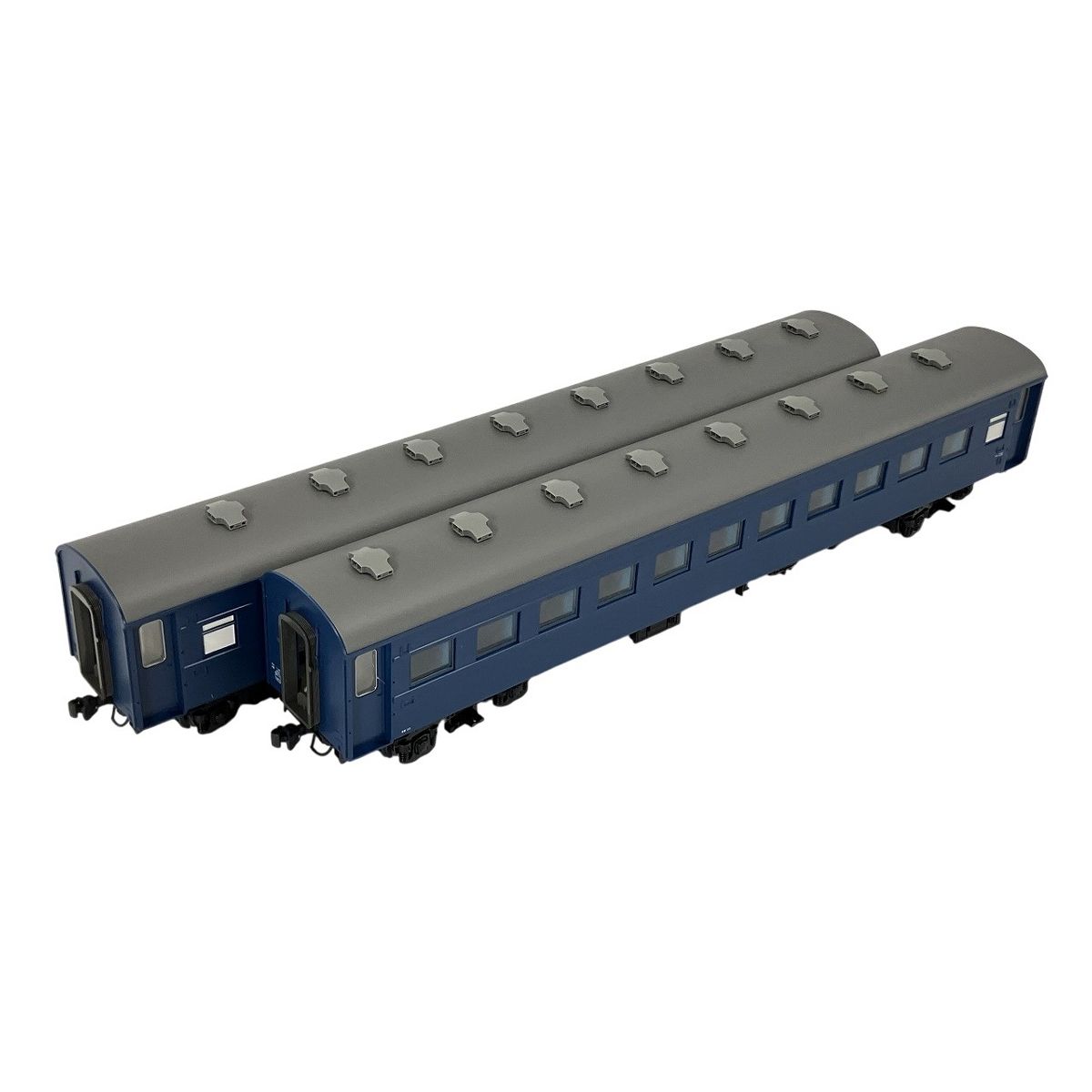 KATO カトー スハ43 改装形 ブルー 1-551 客車 2両セット HOゲージ 鉄道模型 W10459003