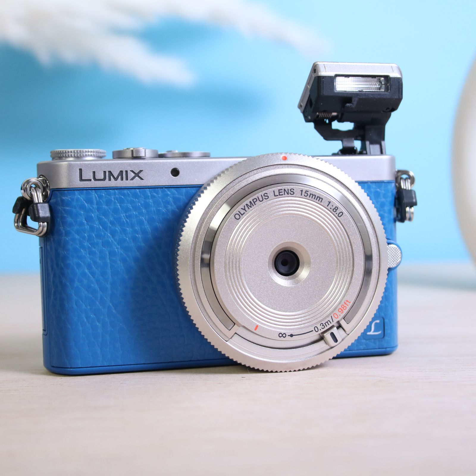 Panasonic - PANASONIC GM1S レンズキット ブルー DMC-GM1SK-Aの通販