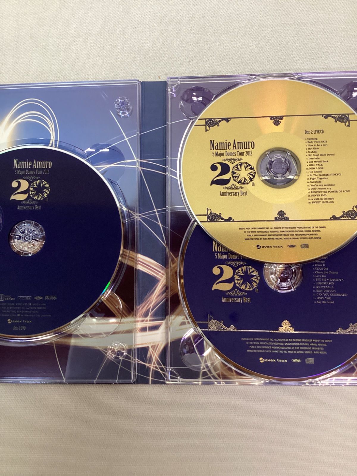 新品未開封 安室奈美恵 5大ドームツアー2012 DVD&2CD 安室奈美恵/namie amuro 5 Major Domes Tour 2012～20th