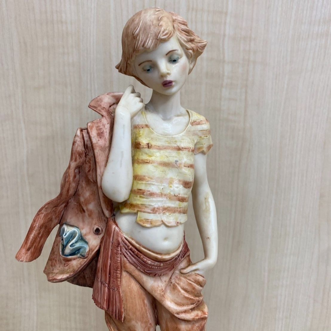 ✨イタリア製✨】GENUINE CARRARA 陶器 人形 男性 陶器