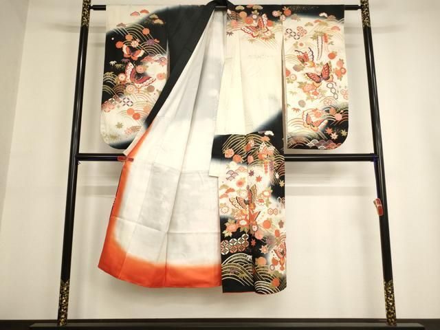 アンティーク風 正絹 七五三（子ども） 7歳 No.JA-5157のレンタル