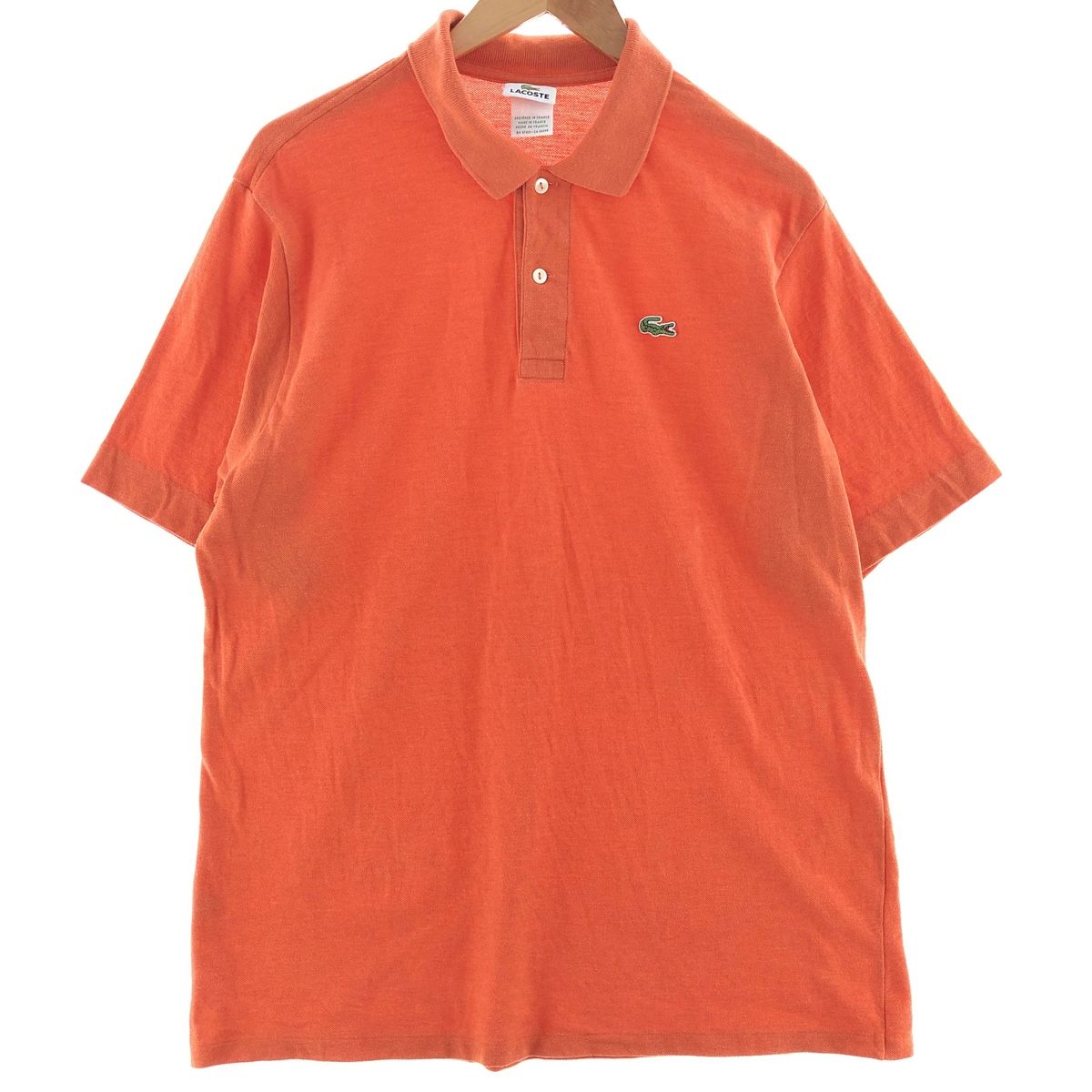 古着 90年代 ラコステ LACOSTE フランス企画 半袖 ポロシャツ フランス製 7 メンズXXL ヴィンテージ /eaa381238 【中古】/eaa381238