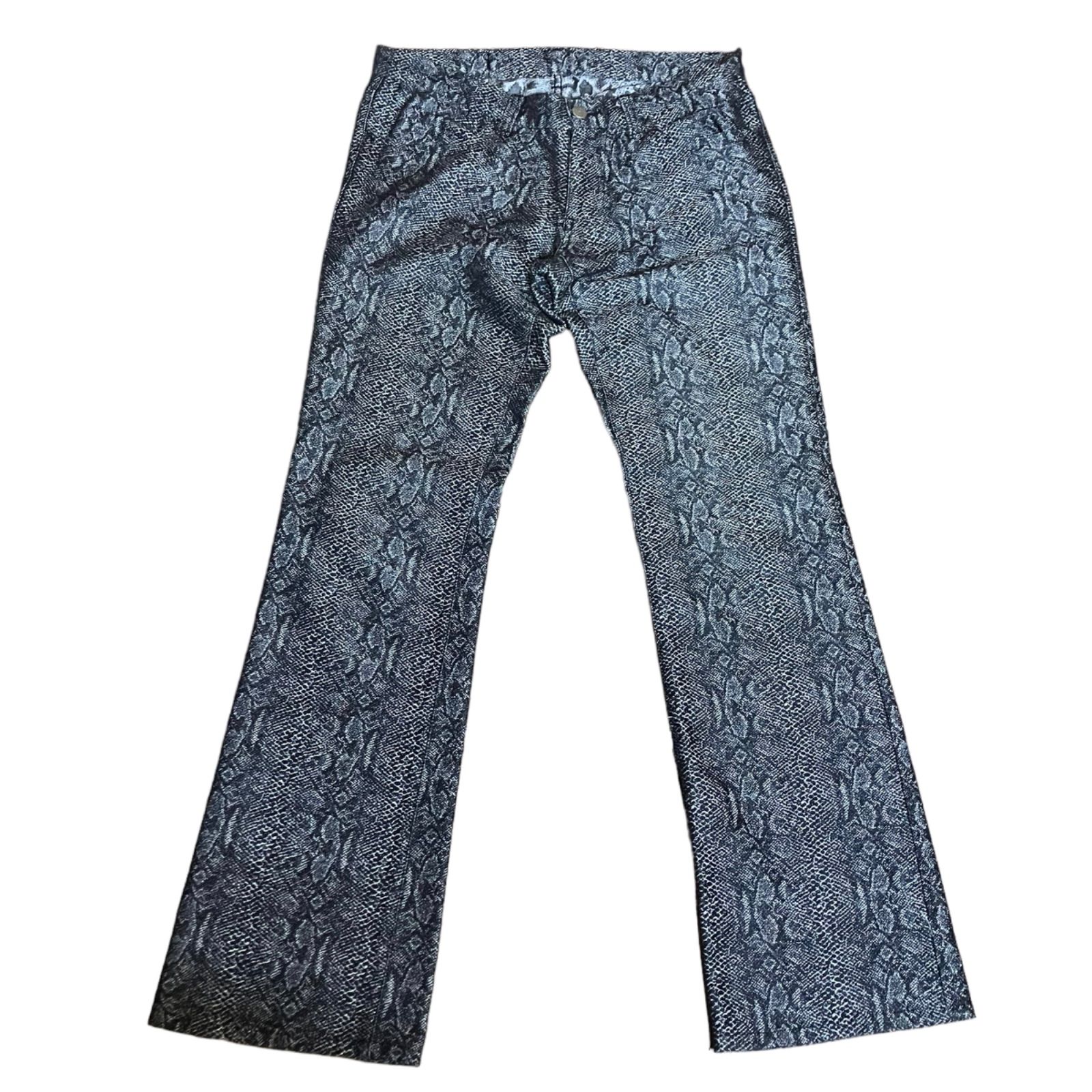 Tornado Mart ヘビ柄ブーツカットデニム L 【公式通販】