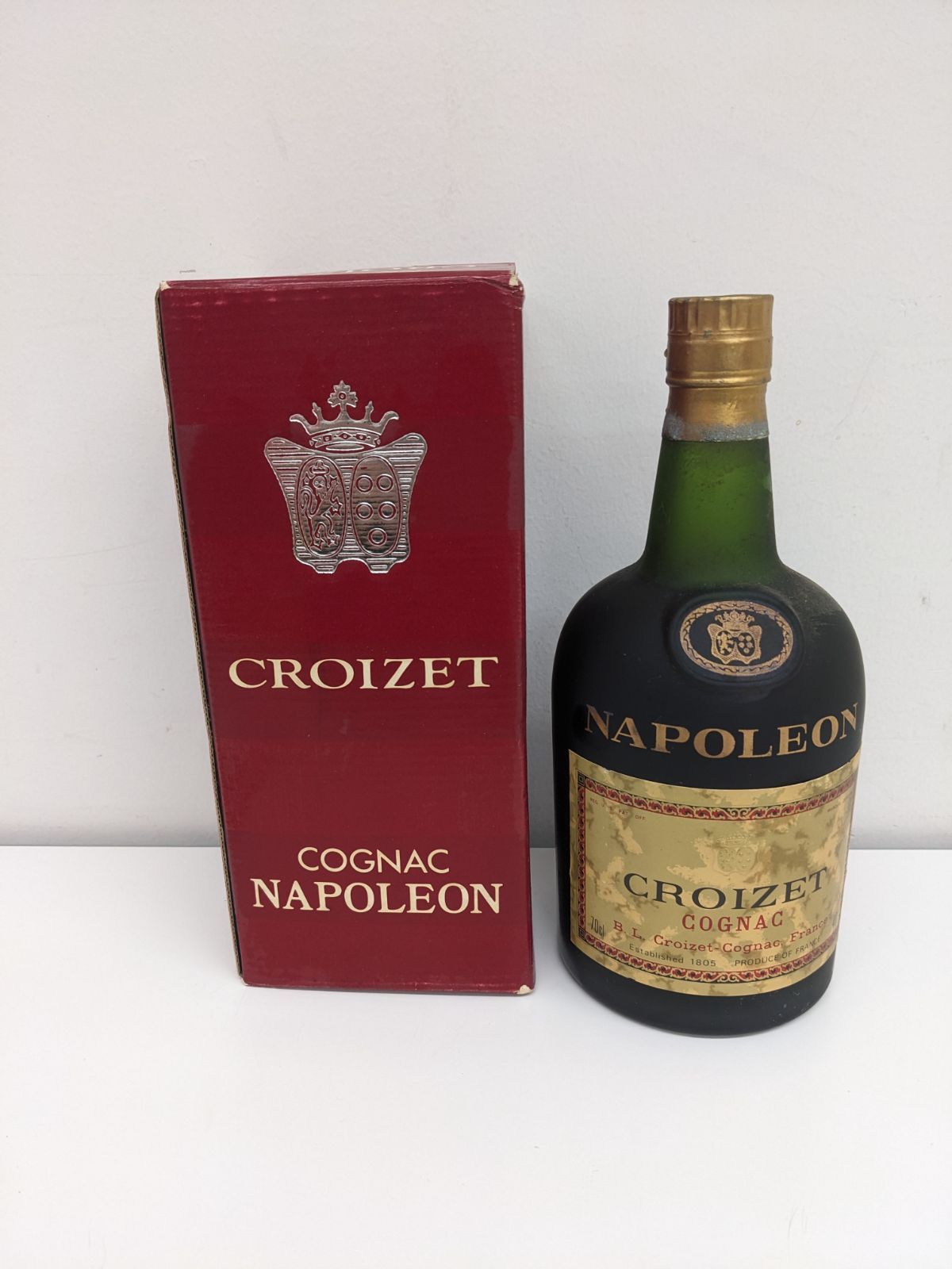 未開封】古酒NAPOLEON CROIZET COGNAC ナポレオンナポレオン コニャッククロアーゼブランデー700ml40%1318 グラム -  メルカリ