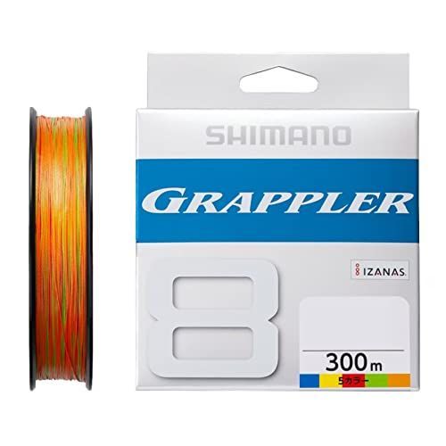 シマノ SHIMANO グラップラー8 PE 300m LD-A71U 5 5色×10m 6号