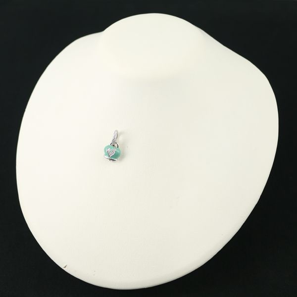 シャンテクレール ペンダントトップ ダイヤ ダイヤモンド おんどり 幸運のベル チャーム K18WG エナメル 177999 SIROKUMA-CORPORATION_COM