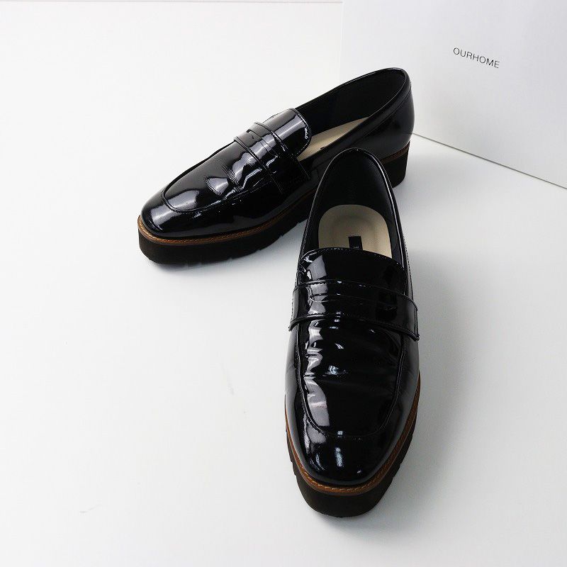 ourhome アワーホーム エナメルローファー 極美品 アワーホーム