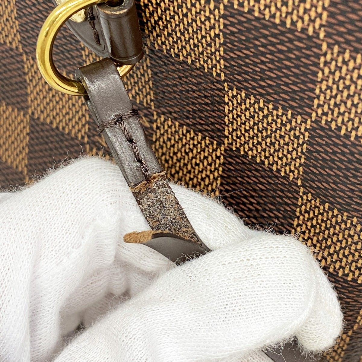 5ha0125】ルイヴィトン トートバッグ ダミエ ネヴァーフルMM N41358  