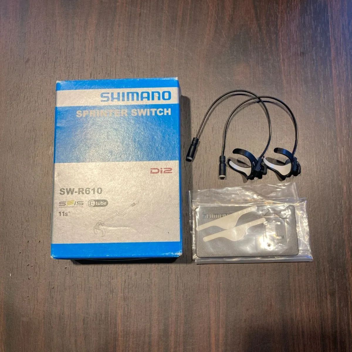 シマノ　SW-R610 左右ｽｲｯﾁｾｯﾄ ｹｰﾌﾞﾙ長さ130mm
