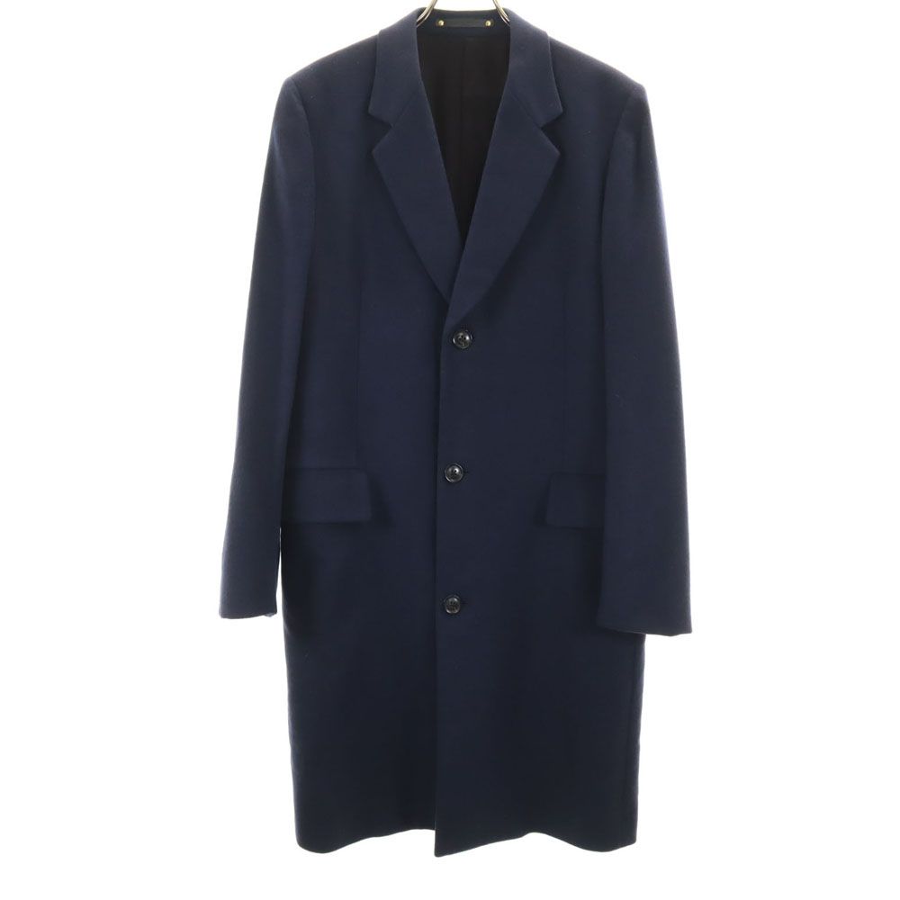 PSPaulSmith ポールスミス チェスターコート 濃紺 カシミヤ100% Paul Smith カシミア100% メンズ チェスターコート 紺色