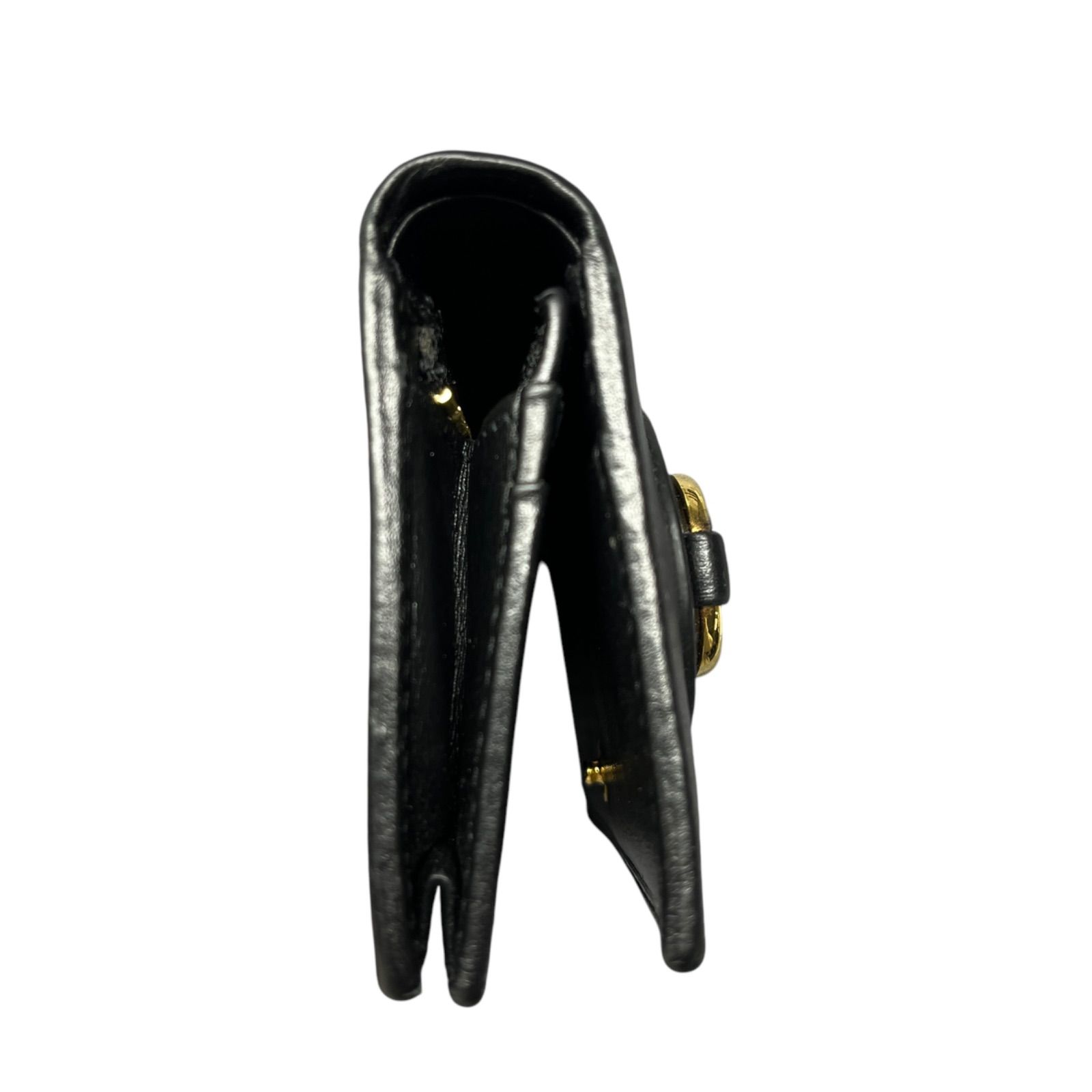 ○ グッチ GUCCI 2つ折り財布 ミニウォレット コンパクト レザー