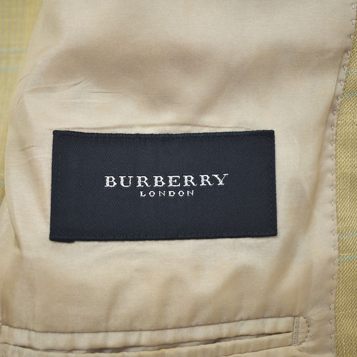 上質】 バーバリー ロンドン BURBERRY LONDON 混麻 リネン