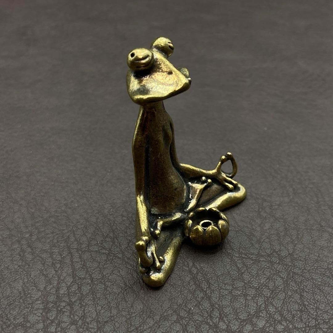 古物　真鍮オブジェ 真鍮 置物 ビンテージ 風水 開運 金運 縁起物 ヴィンテージ レトロ