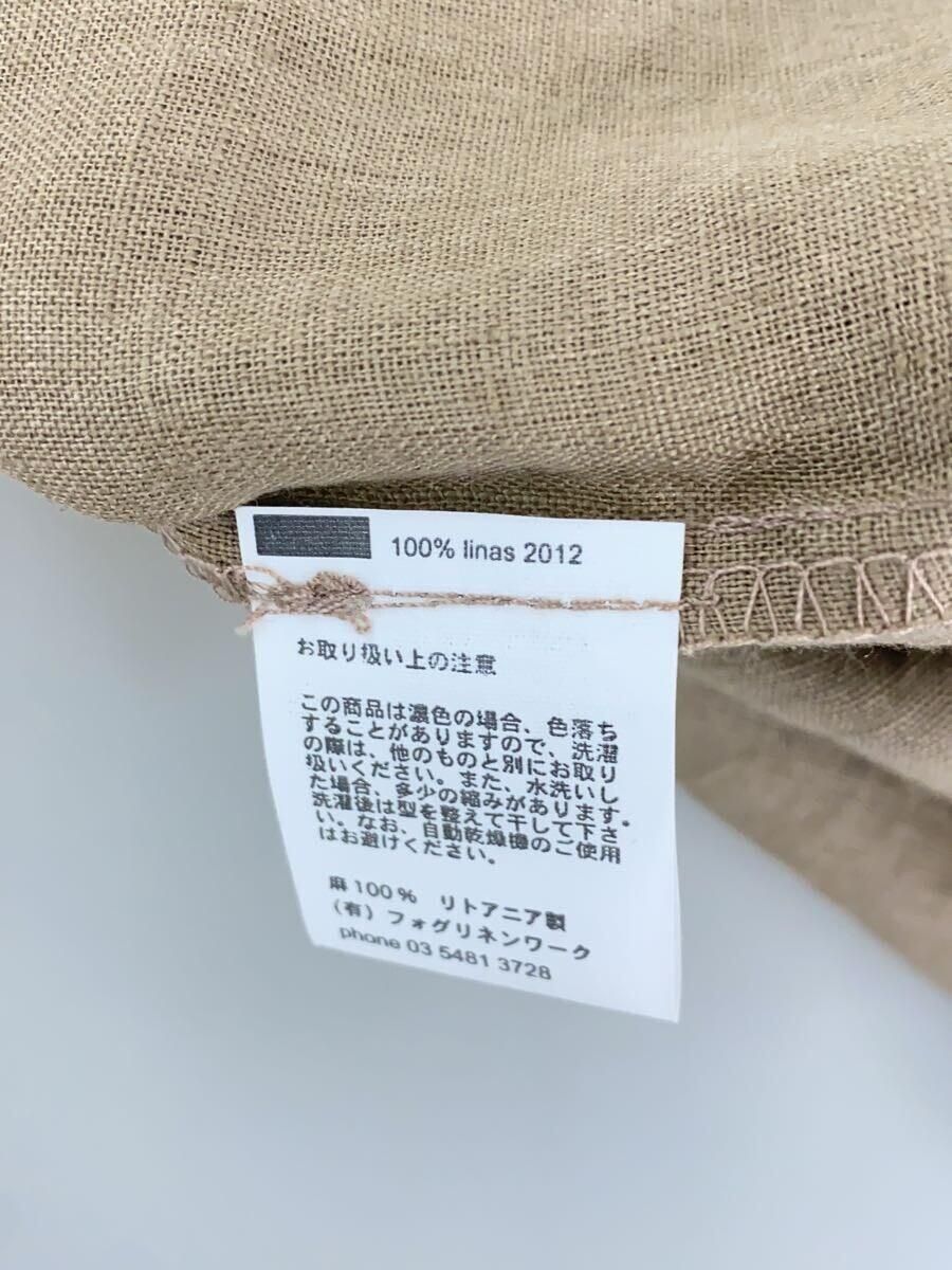 fog linen work フォグリネンワーク シャツワンピース リネン ブラウン