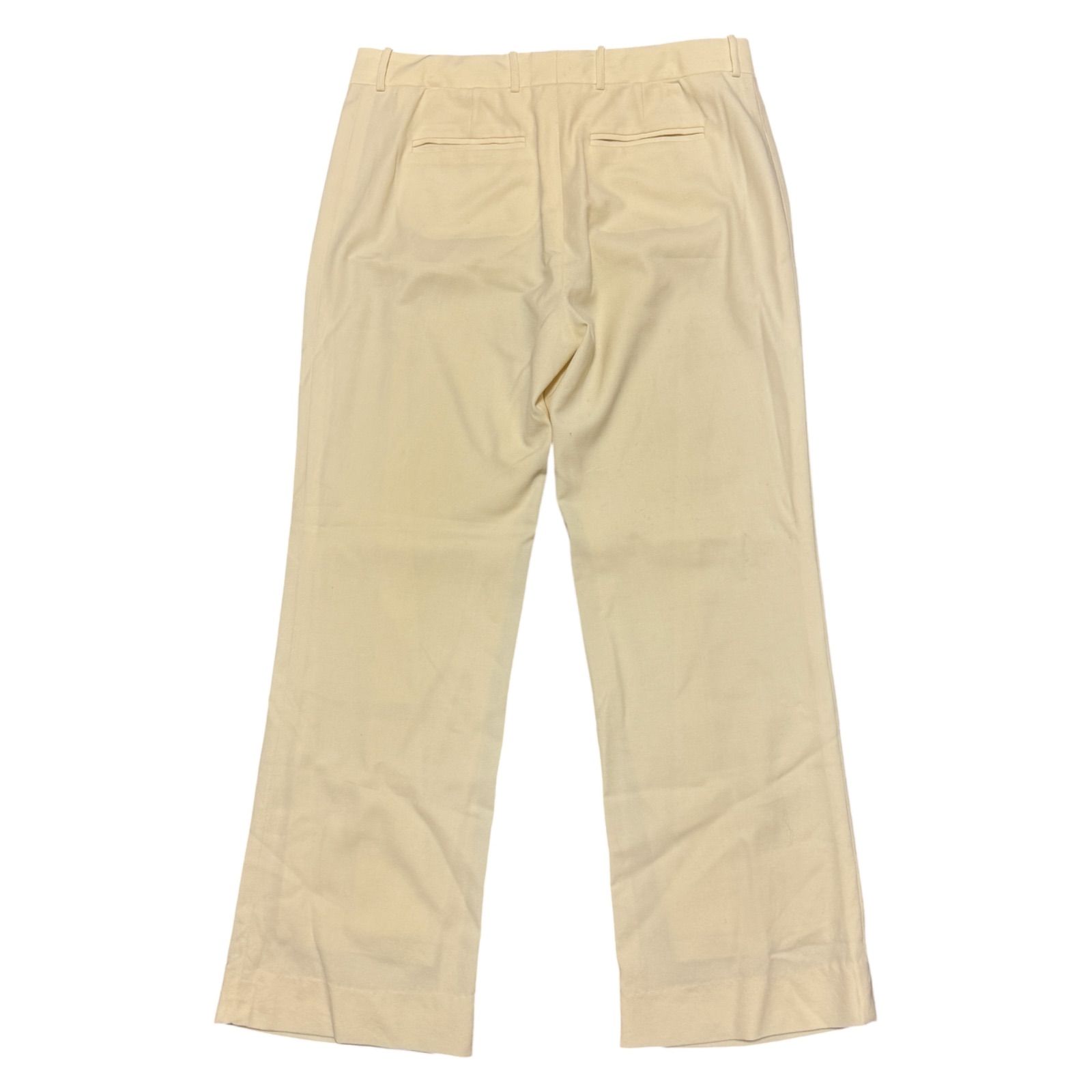 DD120 CELINE セリーヌ ウールスラックス アイボリー レディース