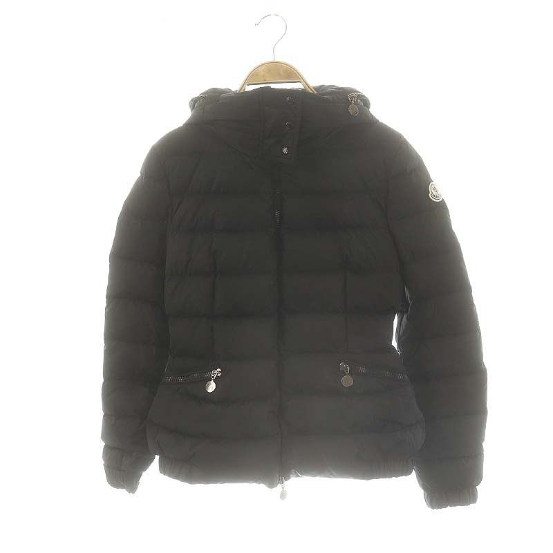 モンクレール MONCLER SANGLIER サングリエ フード ダウン ジャケット ナイロン 1 黒 |MI OS SH