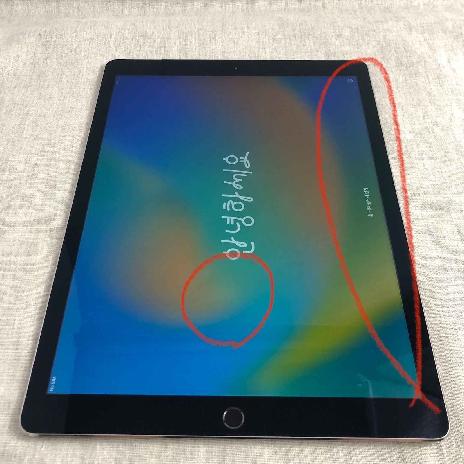 訳アリ特価】iPadPro 第1世代 12.9インチ 256GB【ホワイト 訳アリ特価】iPadPro 第1世代 12.9インチ 256GB【ホワイト