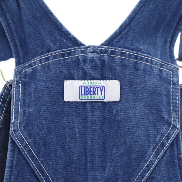 LIBERTY リバティ XLサイズ ヒッコリー ストライプ オーバーオール