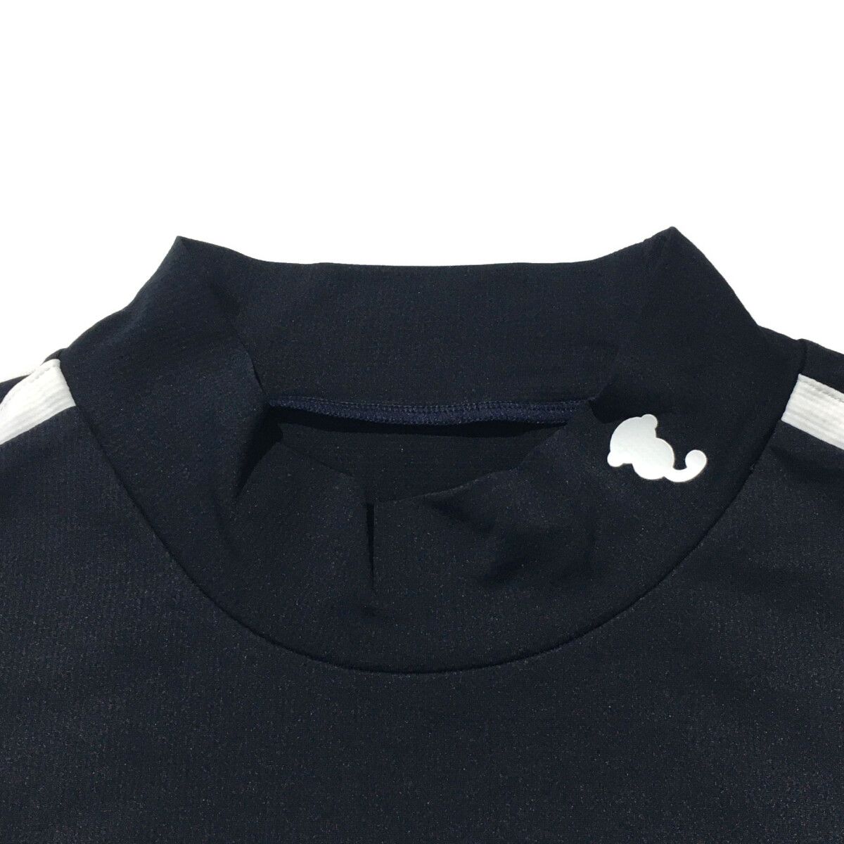 中古 レディース アンパスィ and per se 半袖シャツ L 紺