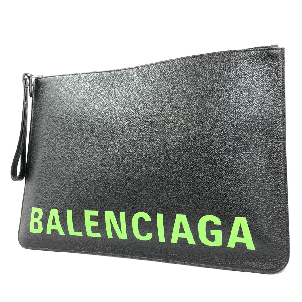 ☆レア品!!極美品!!☆ BALENCIAGA バレンシアガ 630626 1090 レザー 