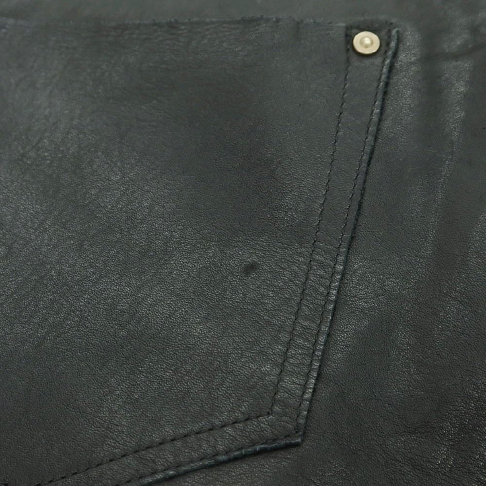 カウレザー 5ポケットパンツ